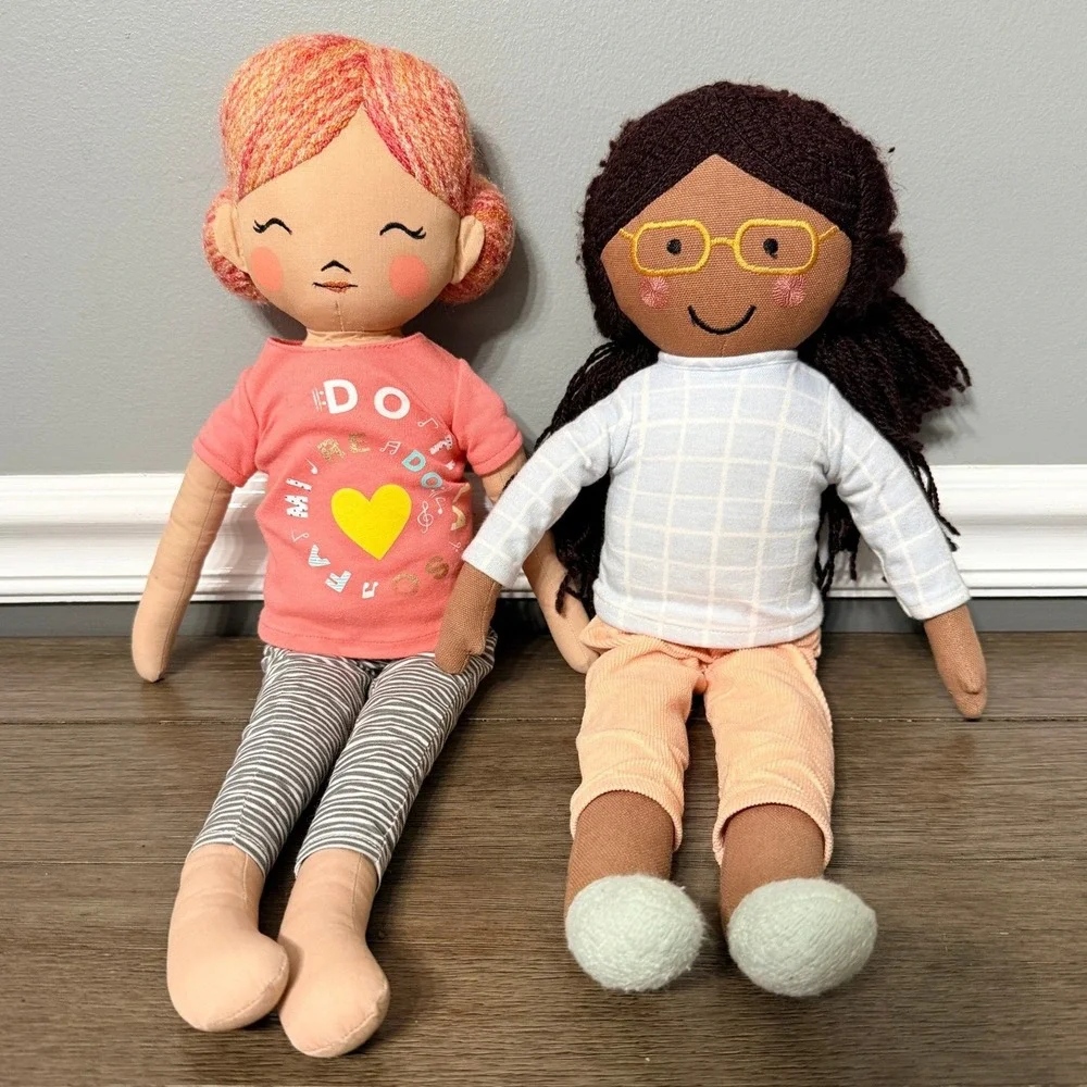 Target Pillowfort Decorative Pillow Pal Dolls Set of 2‎
